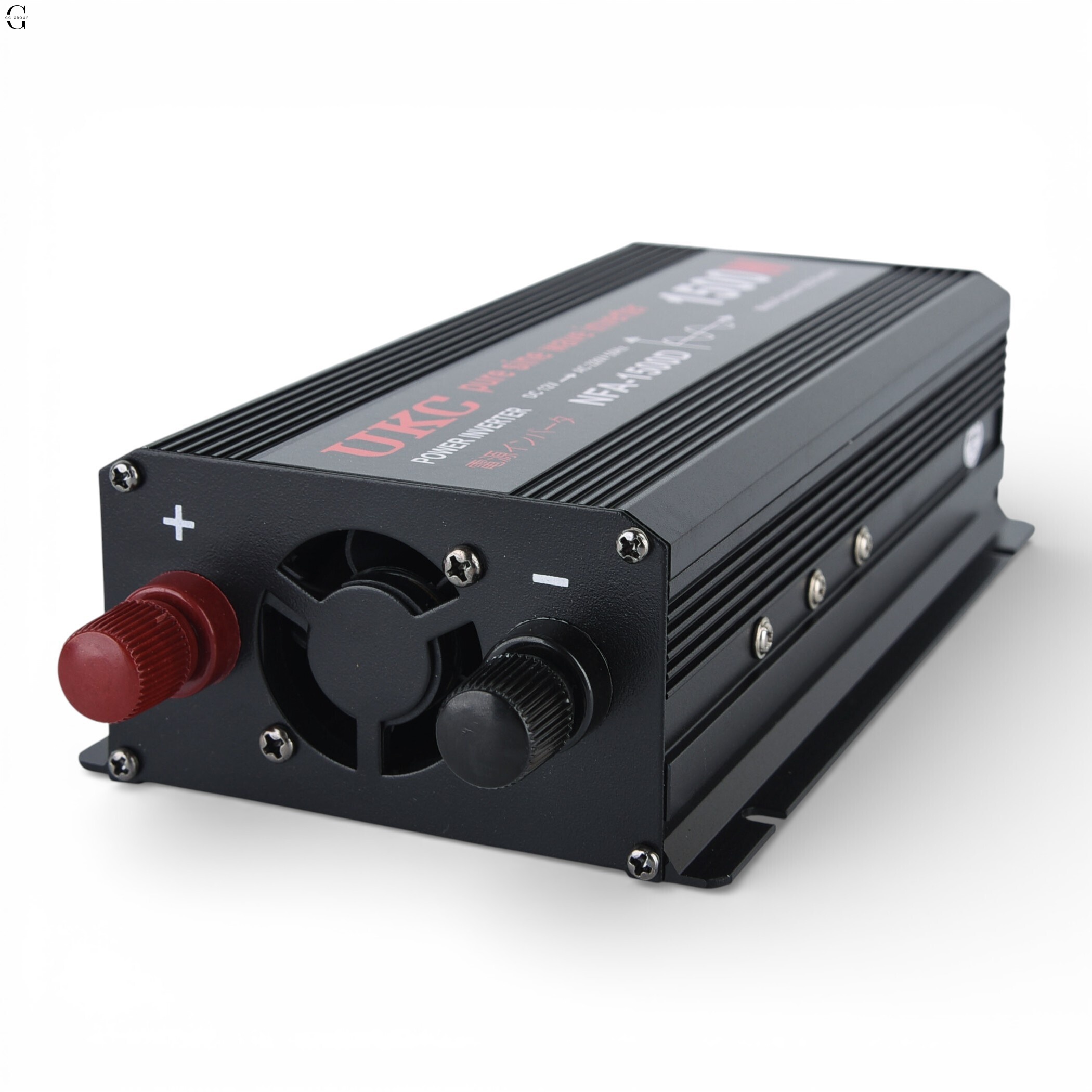 Інвертор напруги UKC NFA-1500D 1500W (чиста синусоїда) 12V → 220V 