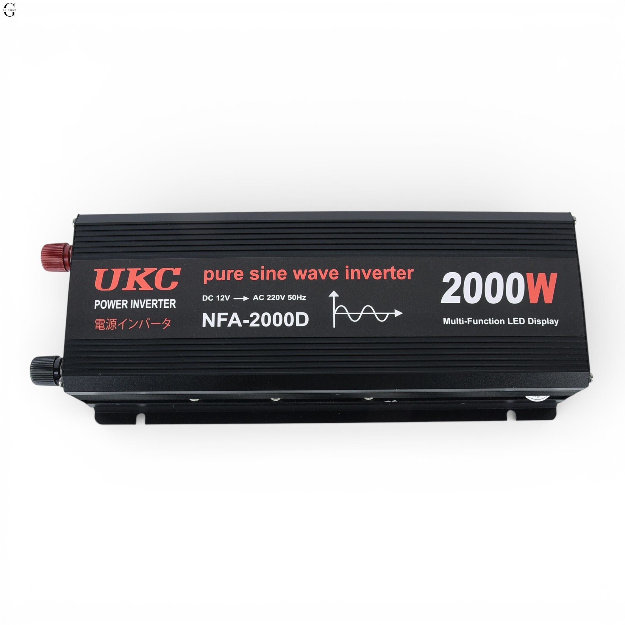 Інвертор напруги UKC NFA-2000D 2000W (чиста синусоїда) 12V → 220V