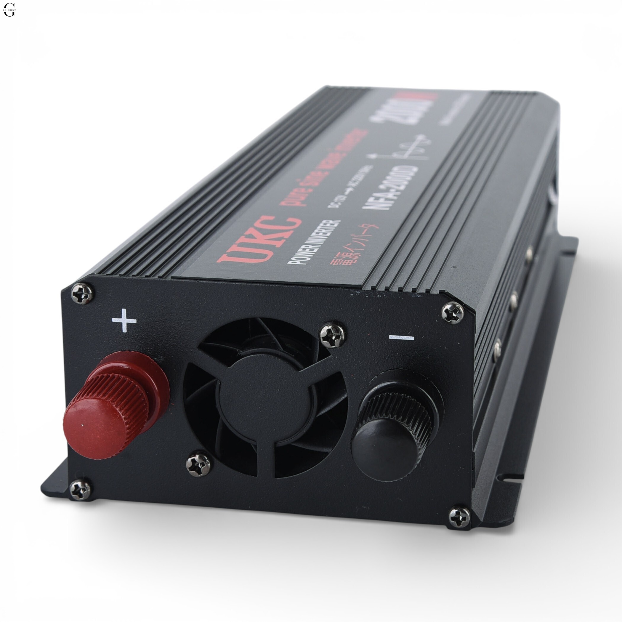 Інвертор напруги UKC NFA-2000D 2000W (чиста синусоїда) 12V → 220V