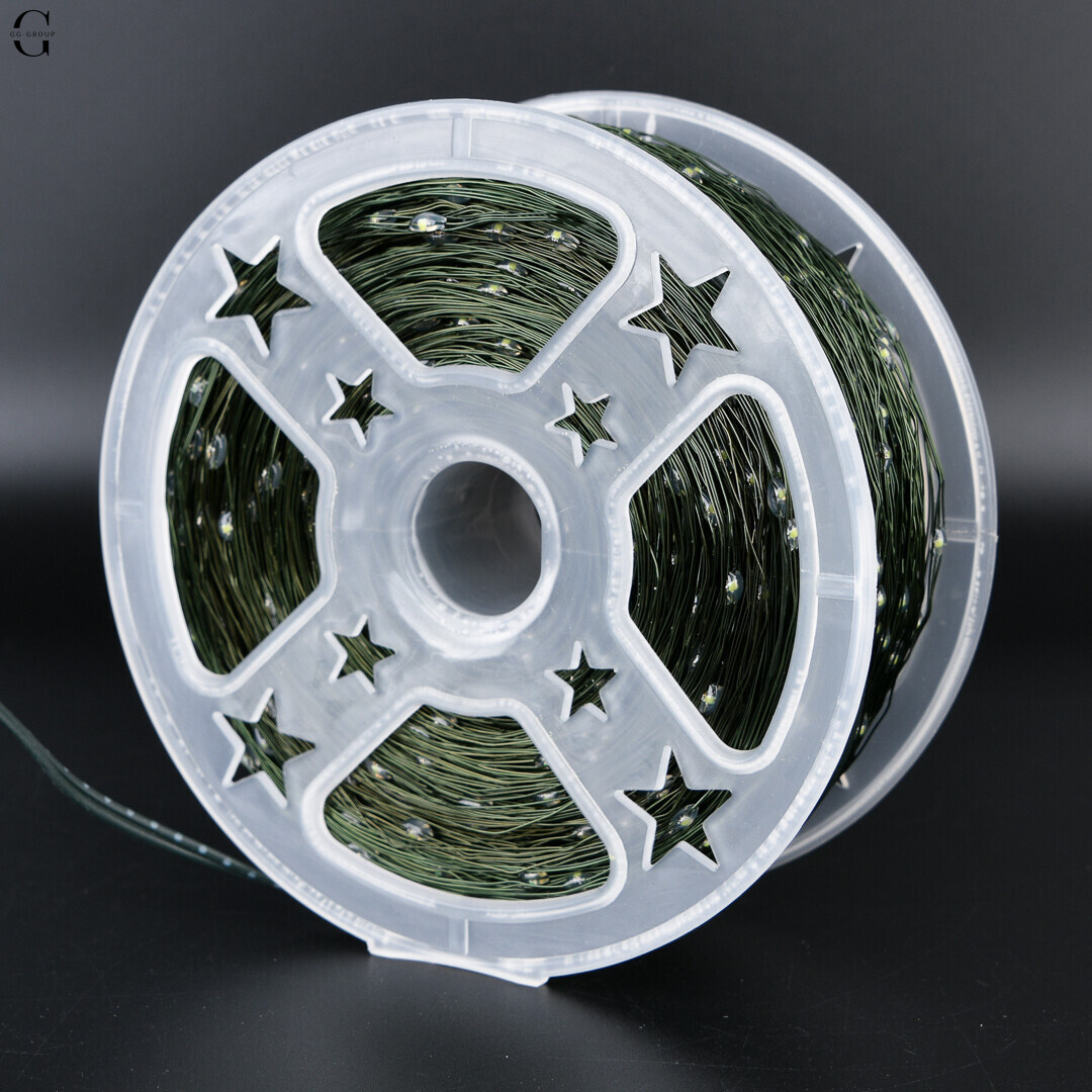 Гирлянда «РОСА 200 метров тепла» - 2000 LED, меража, MiniLED / High-Brightness