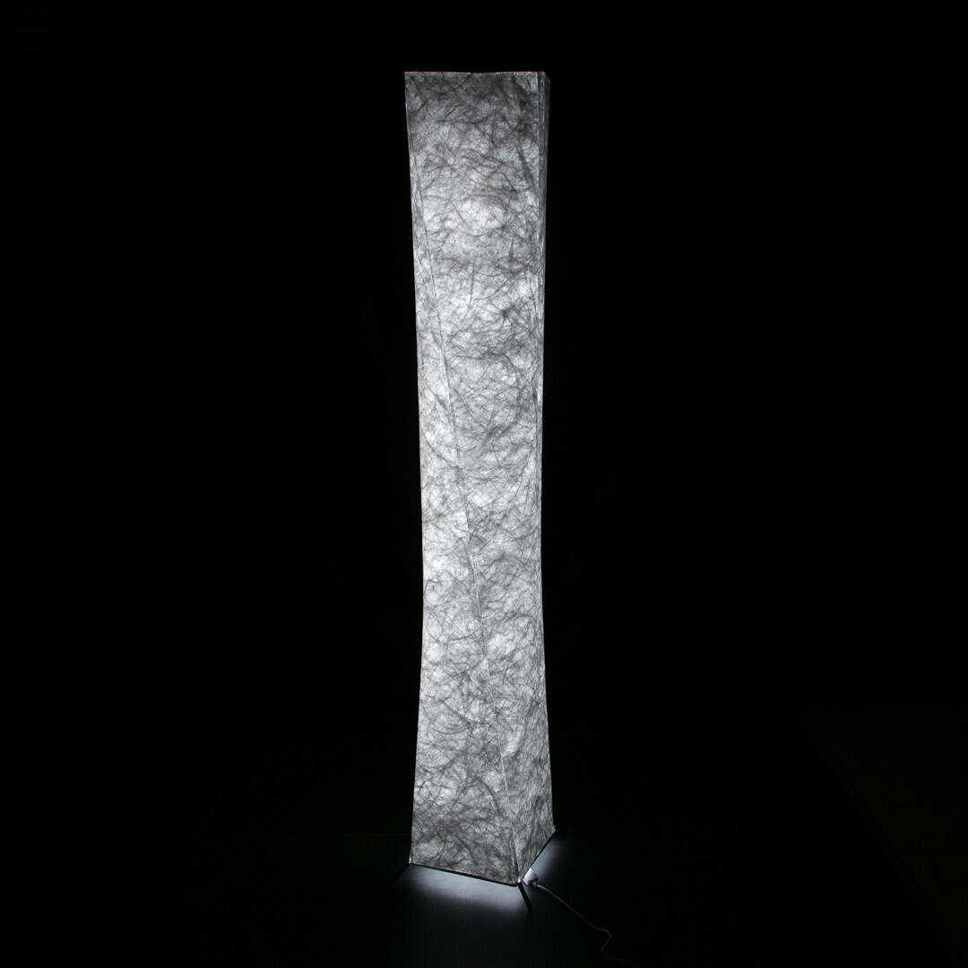 Торшер з LED підсвіткою 130 см, USB + адаптер, теплий/холодний світло, регулювання яскравості, пульт