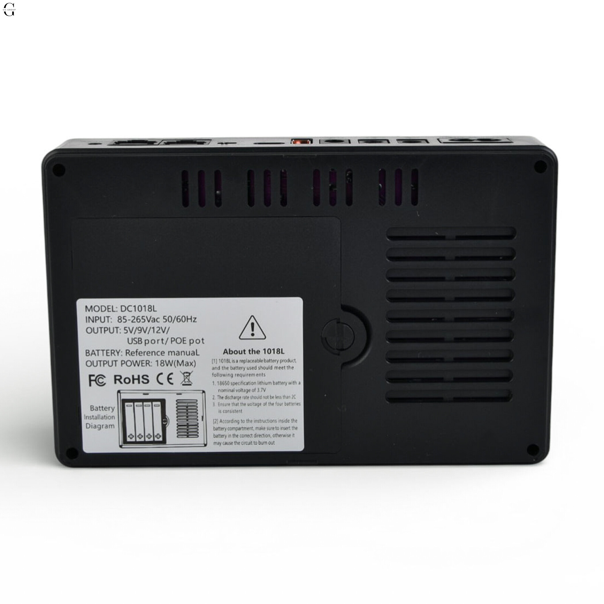 Корпус безперебійника UPS 12V 9V 5V з PoE/LAN без акумуляторів
