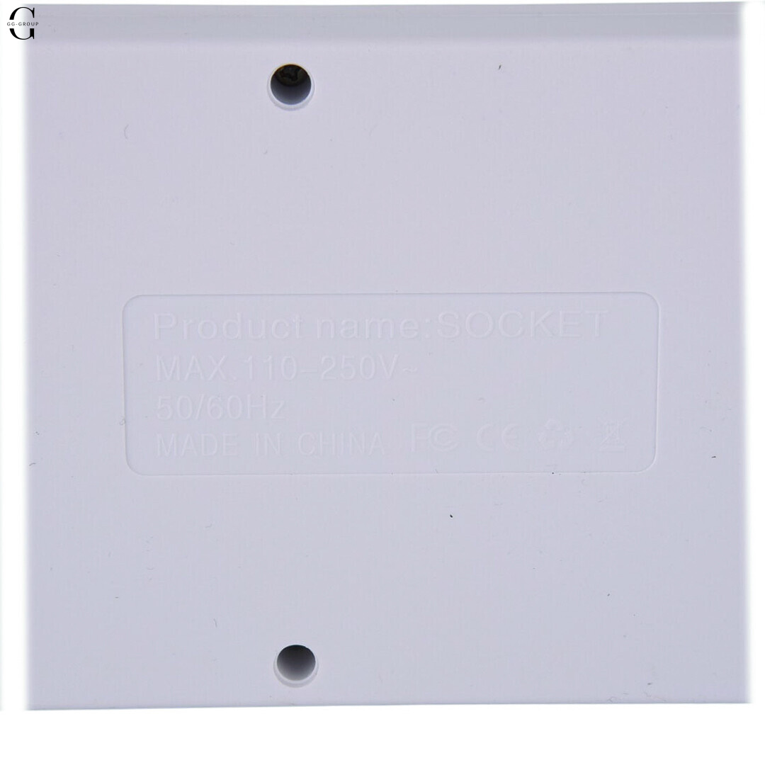 Мережевий фільтр Подовжувач USB ТК-15 (10×220В+4×USB+1×Type-C), F26u, Білий, 5 м