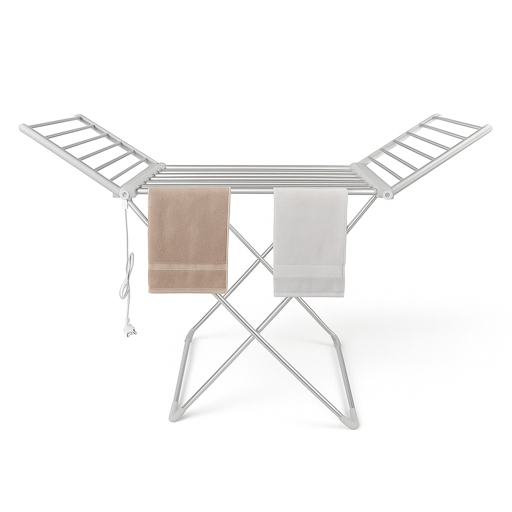 Електросушарка для білизни Heated Airer з крилами, 230 Вт, алюміній.