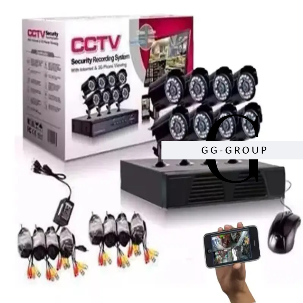 Система відеоспостереження AHD Security Recording System 8CH IP66