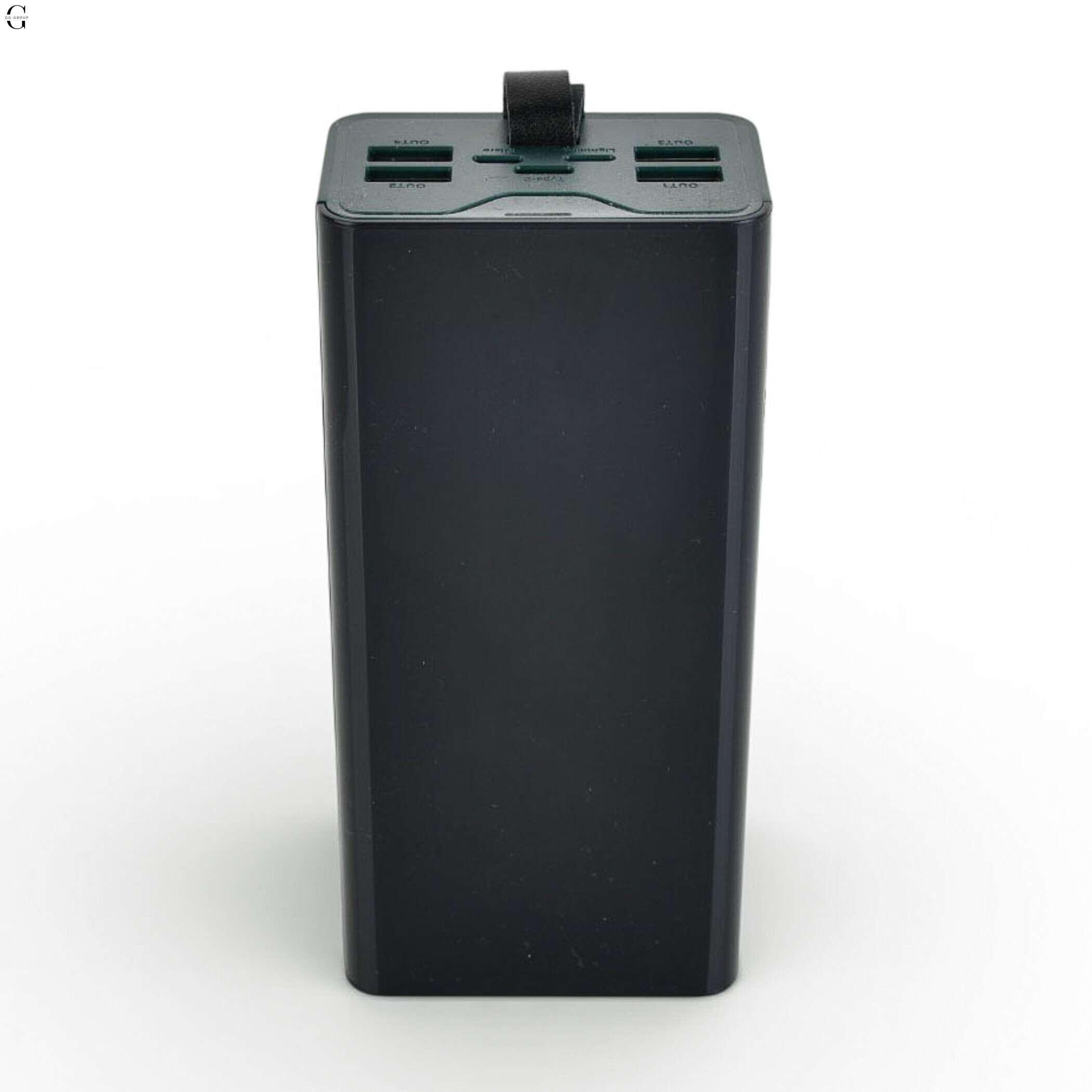 Power bank Повербанк40000 мА·рік з LED-дисплеєм та вбудованими кабелями