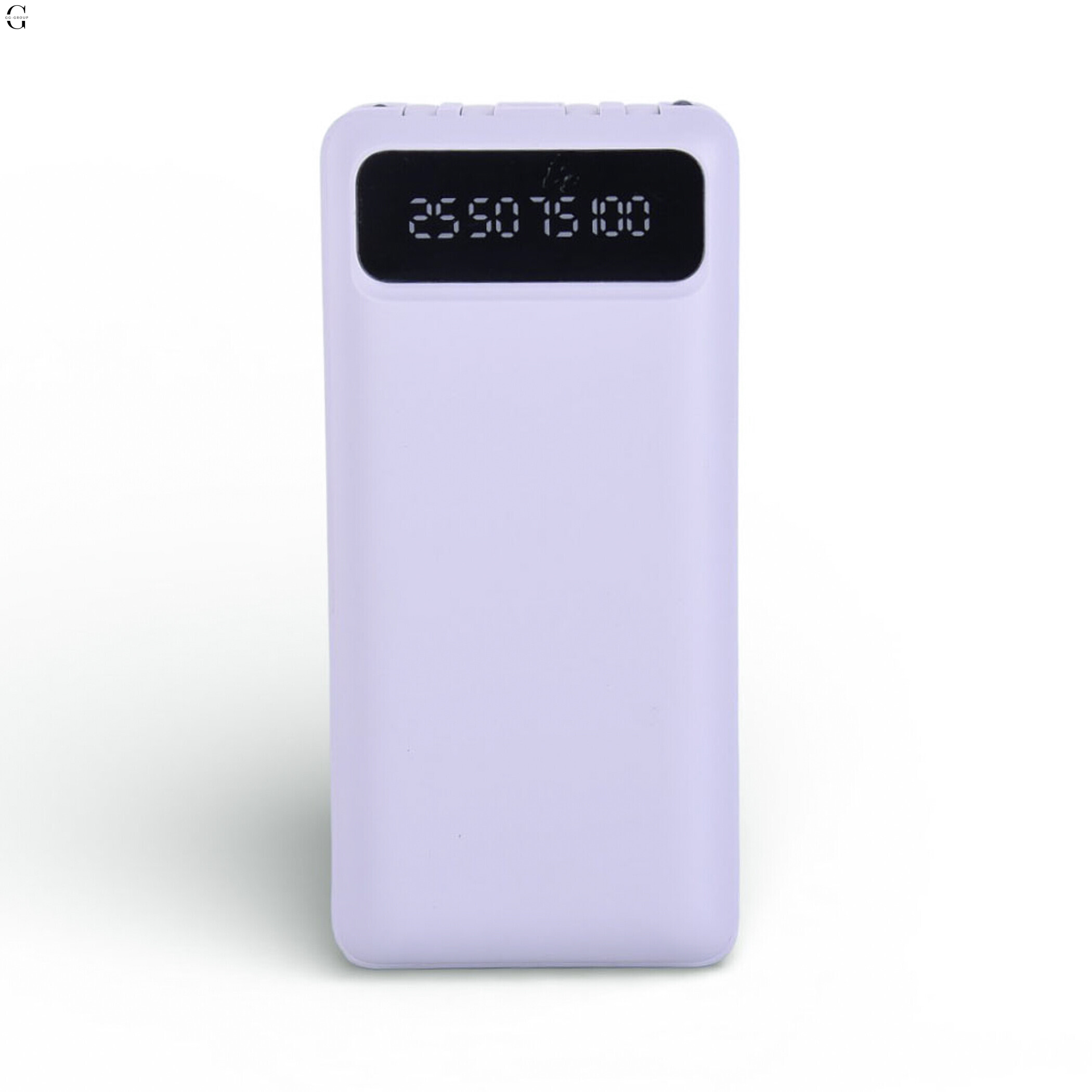 Power bank Повербанк40000 мА·рік з LED-дисплеєм та вбудованими кабелями Швидка зарядка 