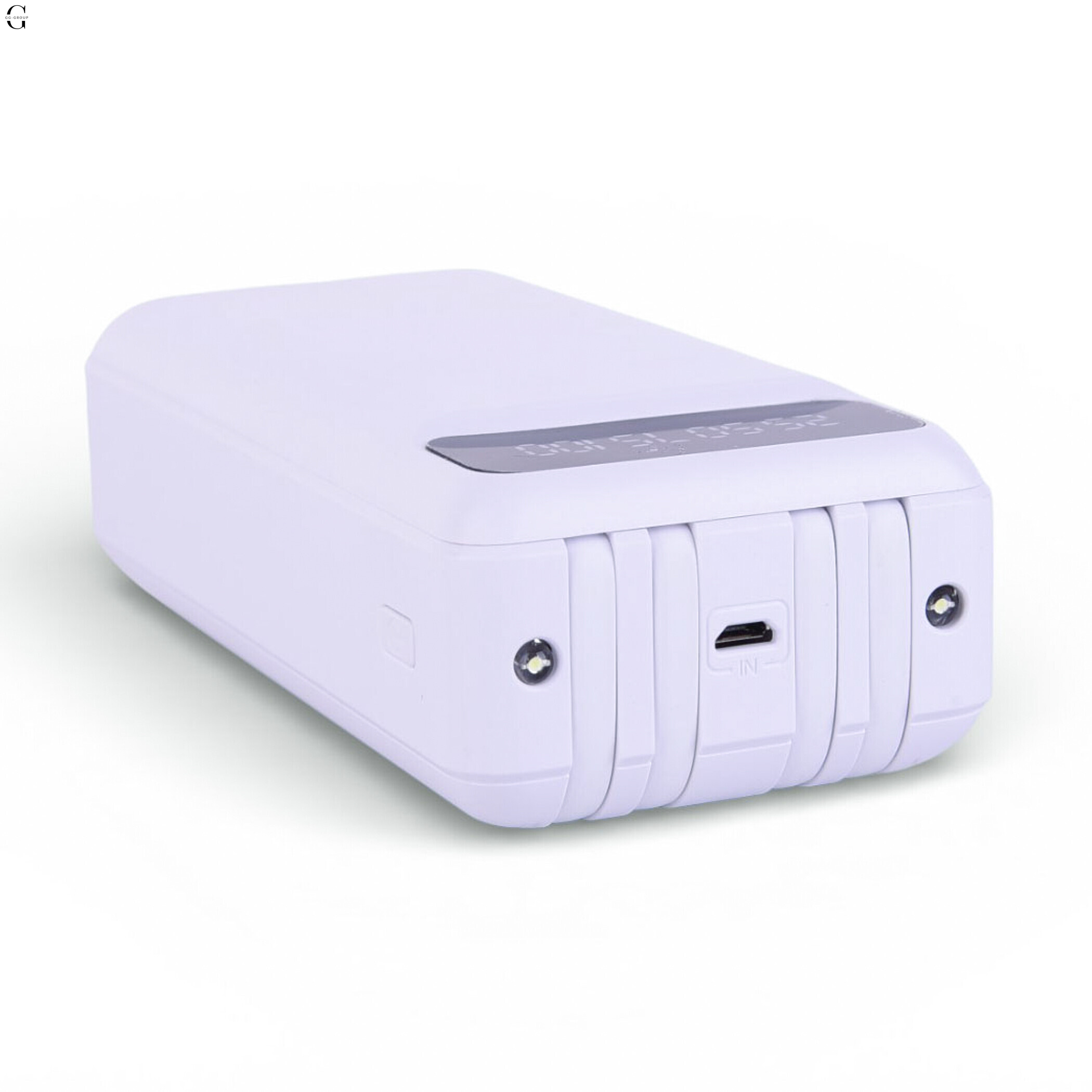 Power bank Повербанк40000 мА·рік з LED-дисплеєм та вбудованими кабелями Швидка зарядка 