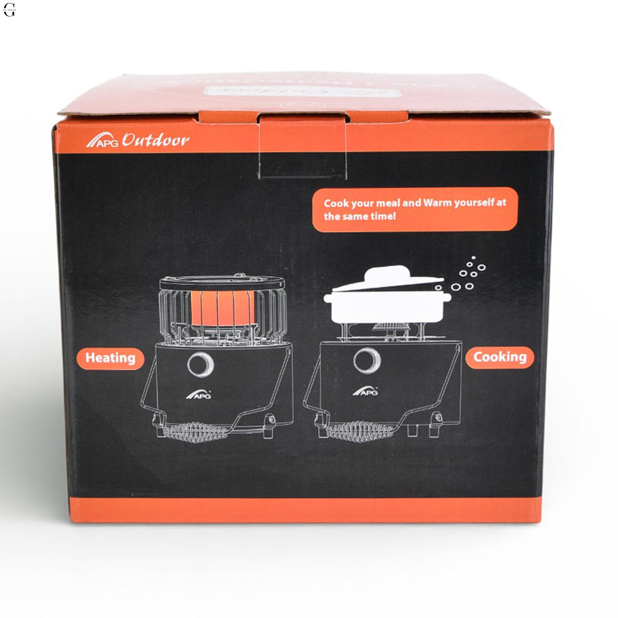 Газовий обігрівач-плитка APG Outdoor 2-в-1 Heater / Stove (APG-2000G)