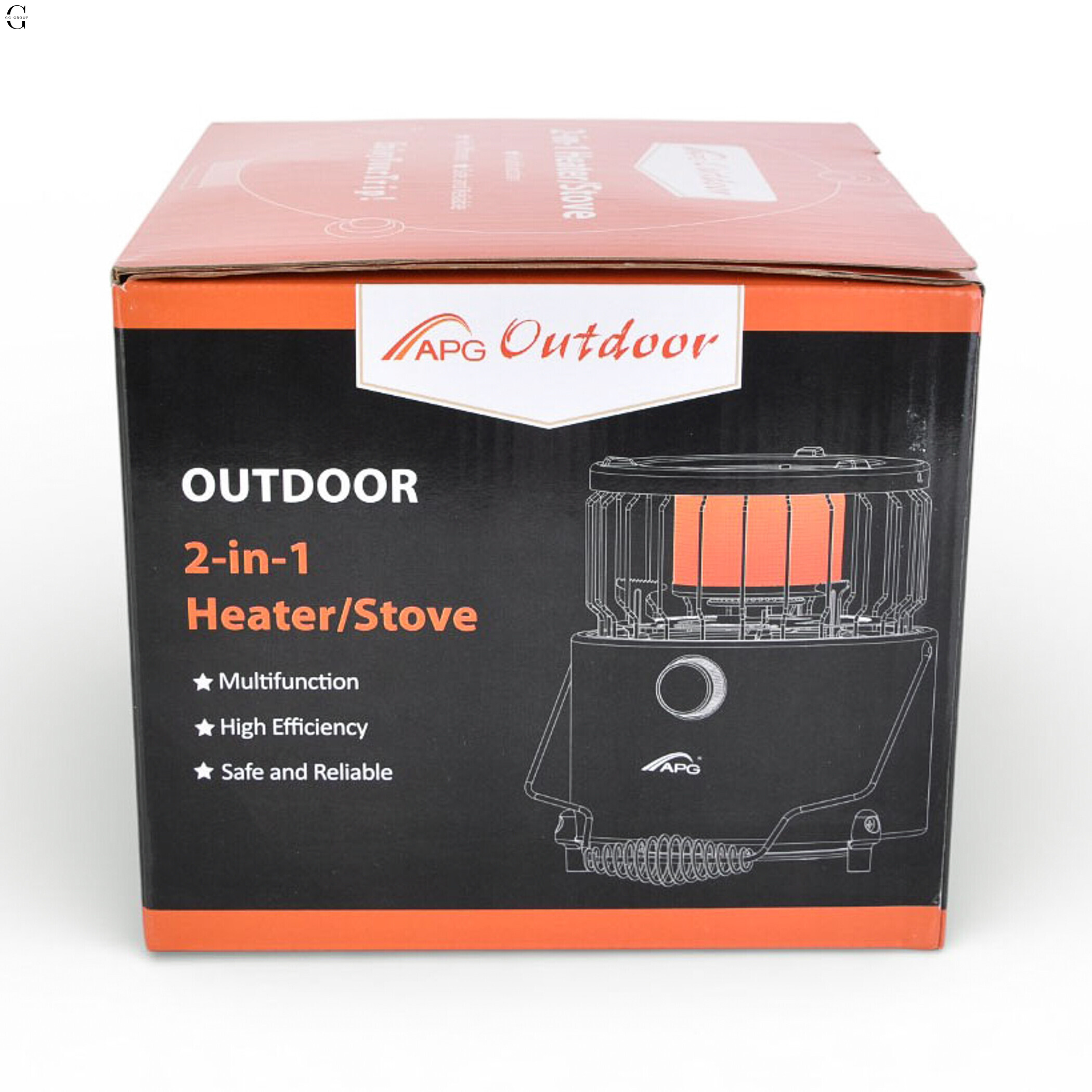 Газовий обігрівач-плитка APG Outdoor 2-в-1 Heater / Stove (APG-2000G)