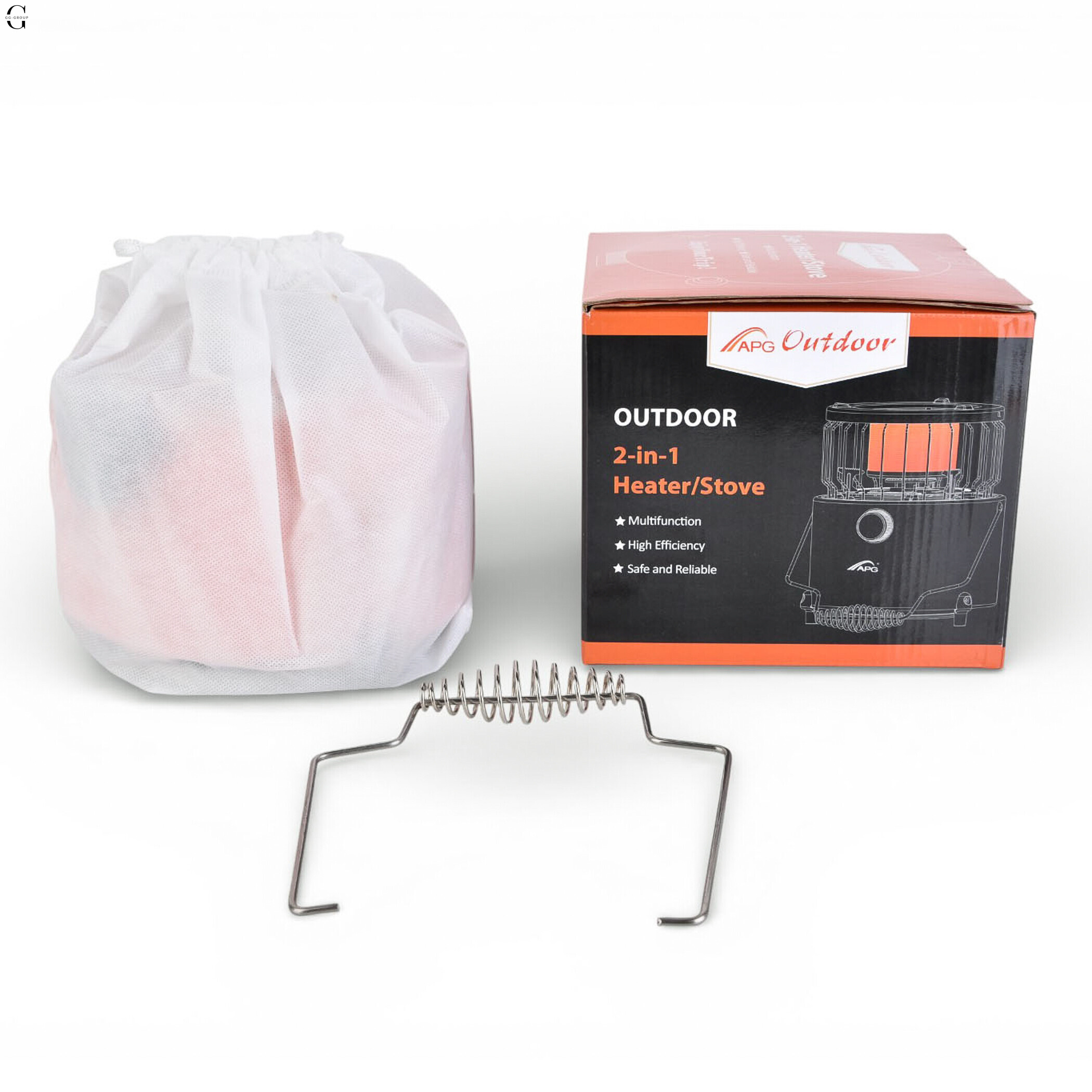 Газовий обігрівач-плитка APG Outdoor 2-в-1 Heater / Stove (APG-2000G)