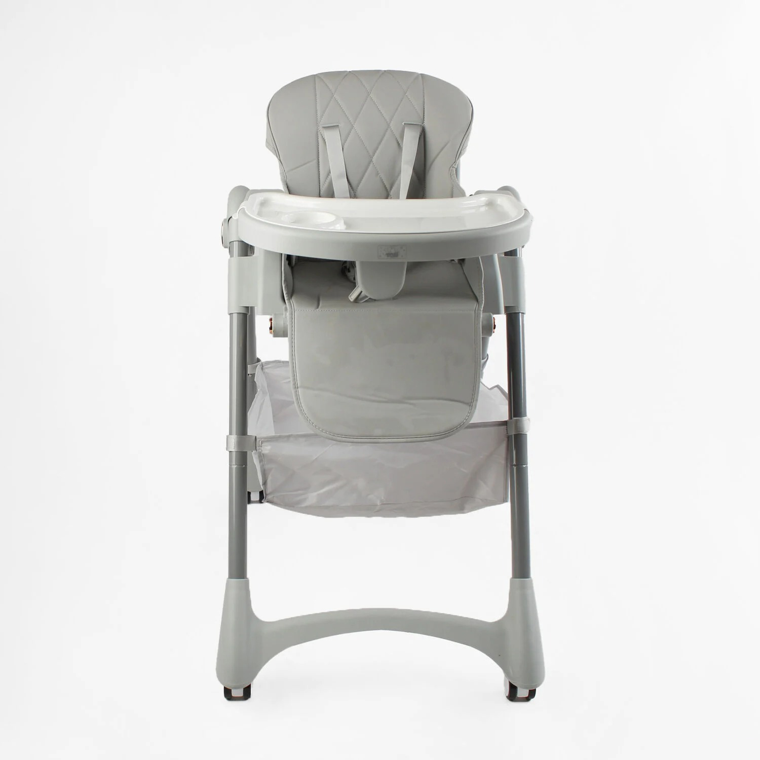 Стульчик для кормления Toti Т-69203 (1) мягкий чехол PU, 4 колеса, съемный столик, корзинка, в коробке