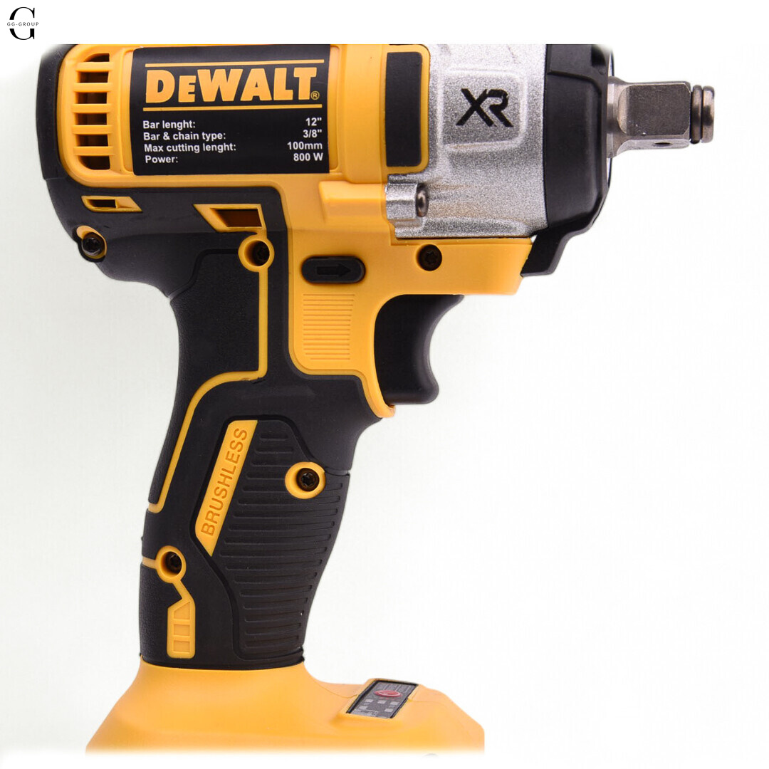DeWALT гайковерт акумуляторний 24V безщітковий з кейсом, 2×10Ah акумуляторами та набором насадок