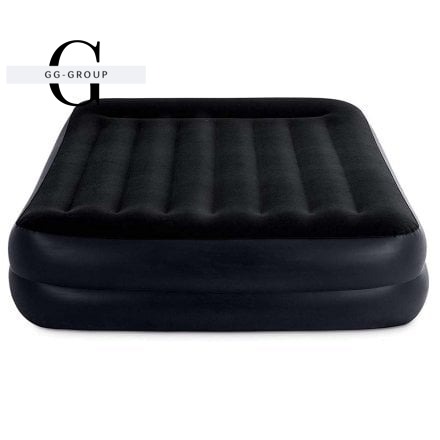 Intex Велюр матрац 64124 ND(2) 152х203х42см, вбудований електронасос, двоспальний