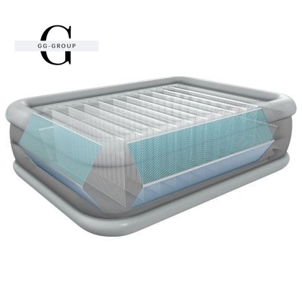 Intex Кровать комфорт квин 64418 ND(2) двухспальная, со встроенным насосом 220-240V, в коробке