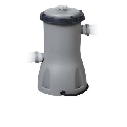 Картриджный фильтр-насос Bestway 58386, 3028 л/час, для бассейнов 1100–17400 л, 220В, серый