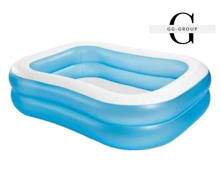 Intex Бассейн надувной 57180 NP (3) Семейный 203х152х48см, объем=540л, 3+, вес 3,5кг
