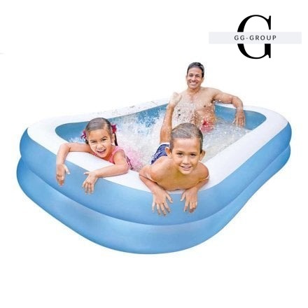 Intex Бассейн надувной 57180 NP (3) Семейный 203х152х48см, объем=540л, 3+, вес 3,5кг