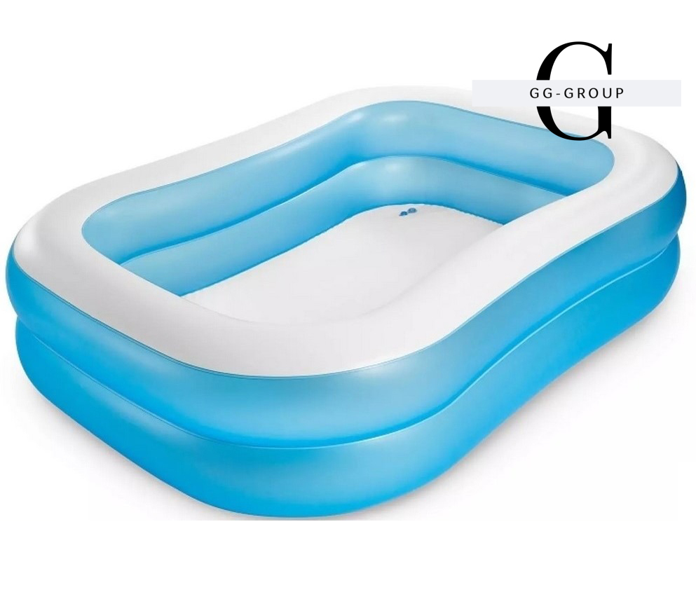 Intex Бассейн надувной 57180 NP (3) Семейный 203х152х48см, объем=540л, 3+, вес 3,5кг