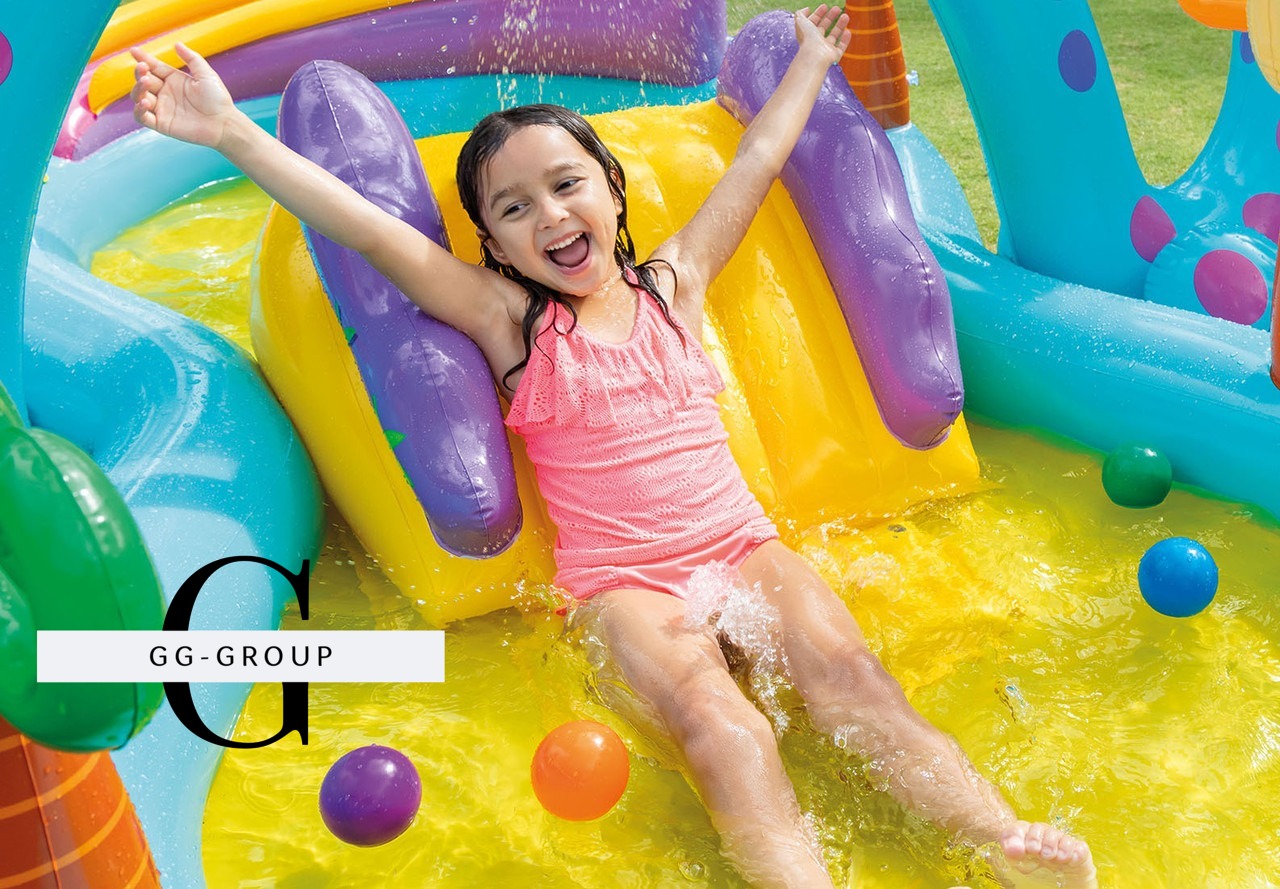 Intex Ігровий центр 57135 NP (2) розміром 333х229х112см, об'ємом 280л, вагою 8,1 кг, від 3 років