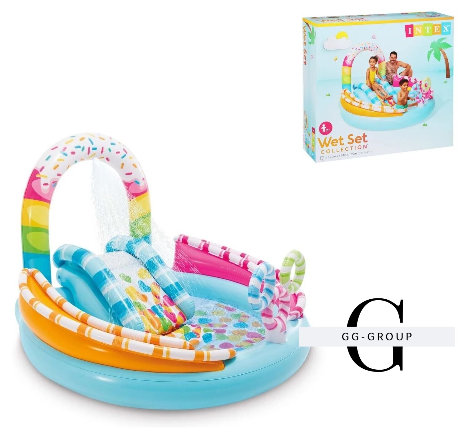 Intex Ігровий центр 57144 NP (2) 170x168x122 см, об'єм = 165л
