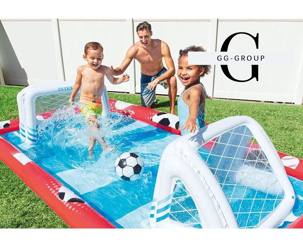 Intex Игровой центр – бассейн 57147 (2) «Спортивный игровой центр», от 3-х лет, 325 х 267 х 102 см. 470л