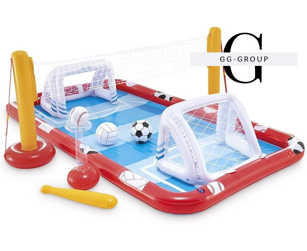 Intex Игровой центр – бассейн 57147 (2) «Спортивный игровой центр», от 3-х лет, 325 х 267 х 102 см. 470л