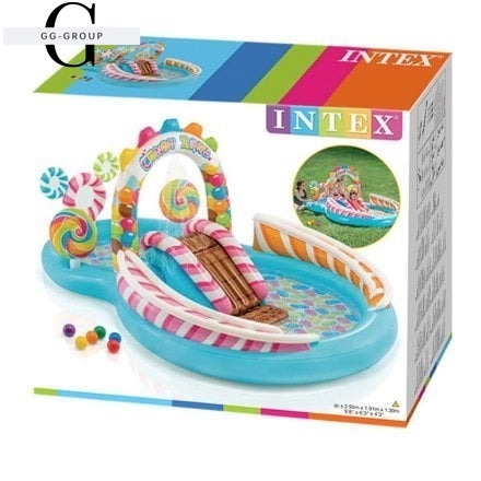 Intex Ігровий центр 57149 NP "Карамель" (2) Розмір 295х191х130см, 374 л, від 3-х років