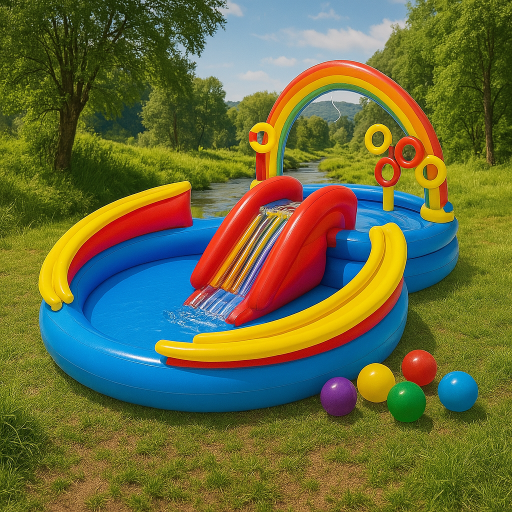 Intex Игровой центр 57453 NP (2) Радуга, 297х193х135 см, 428 л, 7,560 кг, от 3-х лет