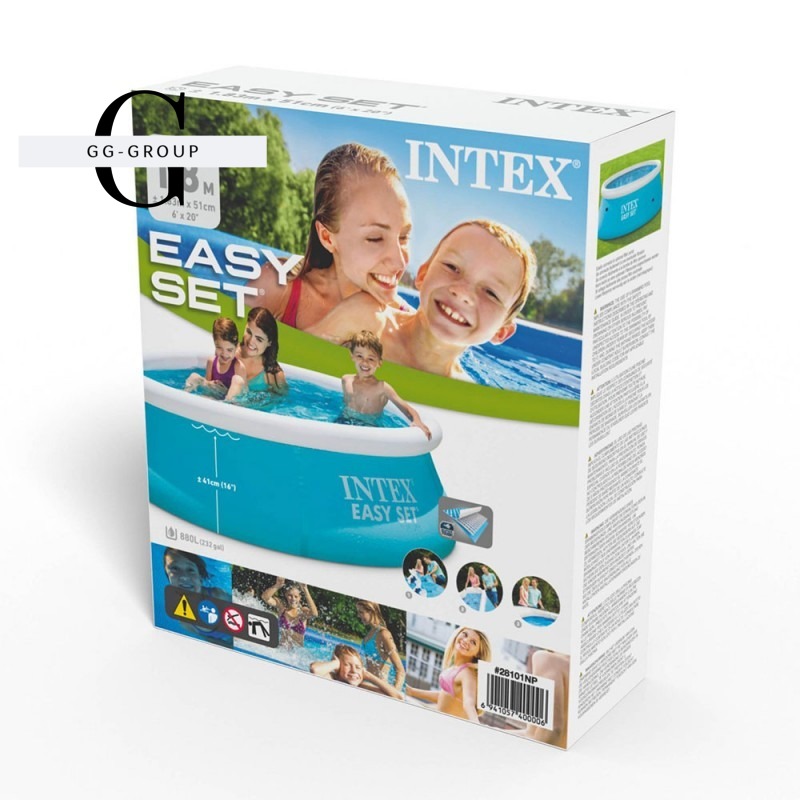 Intex Бассейн наливной 28101 NP (2) размером 183х51см, объем: 886л, вес: 3,2 кг
