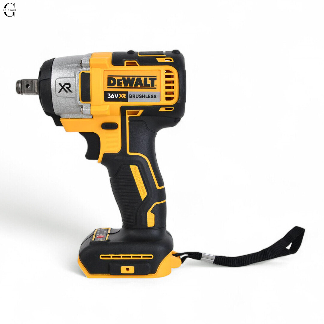 DeWALT гайковерт акумуляторний 36V безщітковий з кейсом, 2×6Ah акумуляторами 