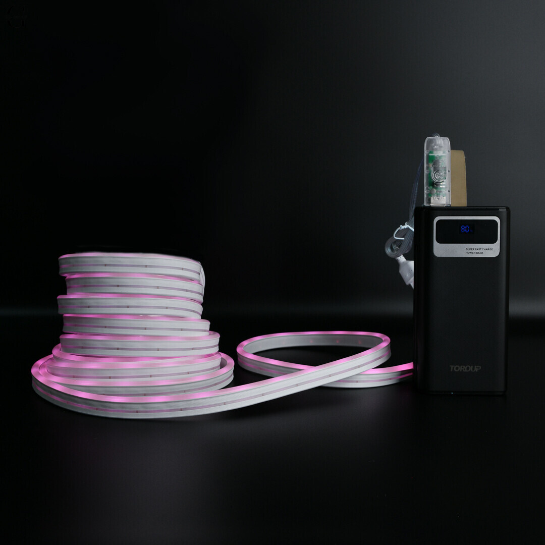 Неонова LED-стрічка RGB 5 м/USB/Пульт + Мобільний додаток