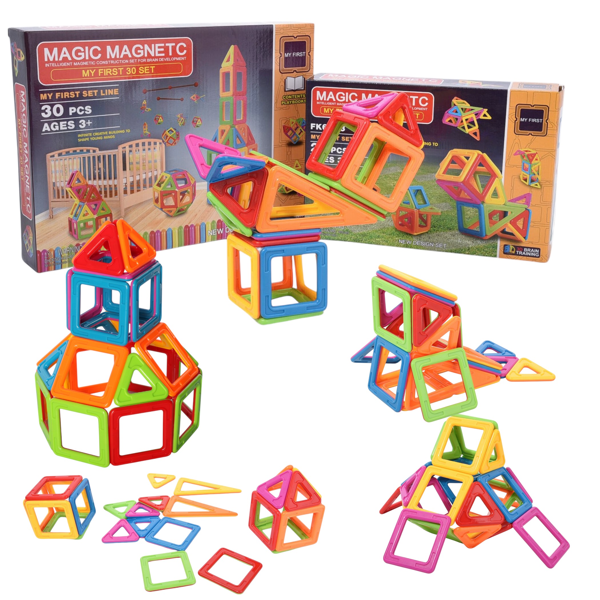 Магнітний конструктор Magnit /Magical/LIMO TOY 50 деталей 