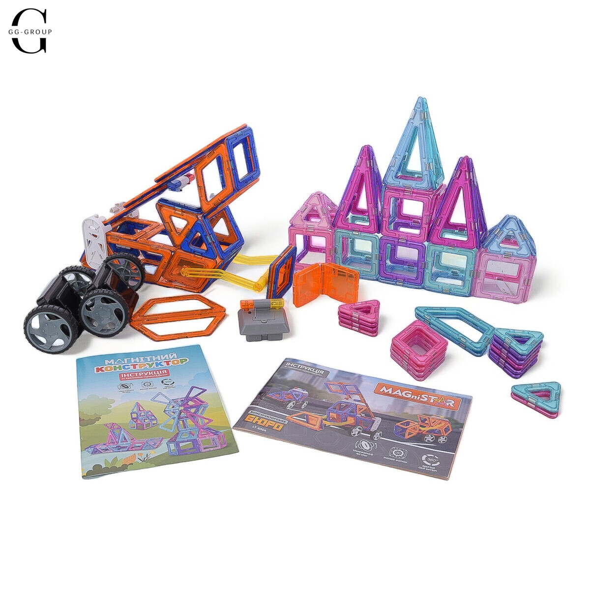 Магнітний конструктор Magical 104 деталі Magnit/Magical/LIMO TOY