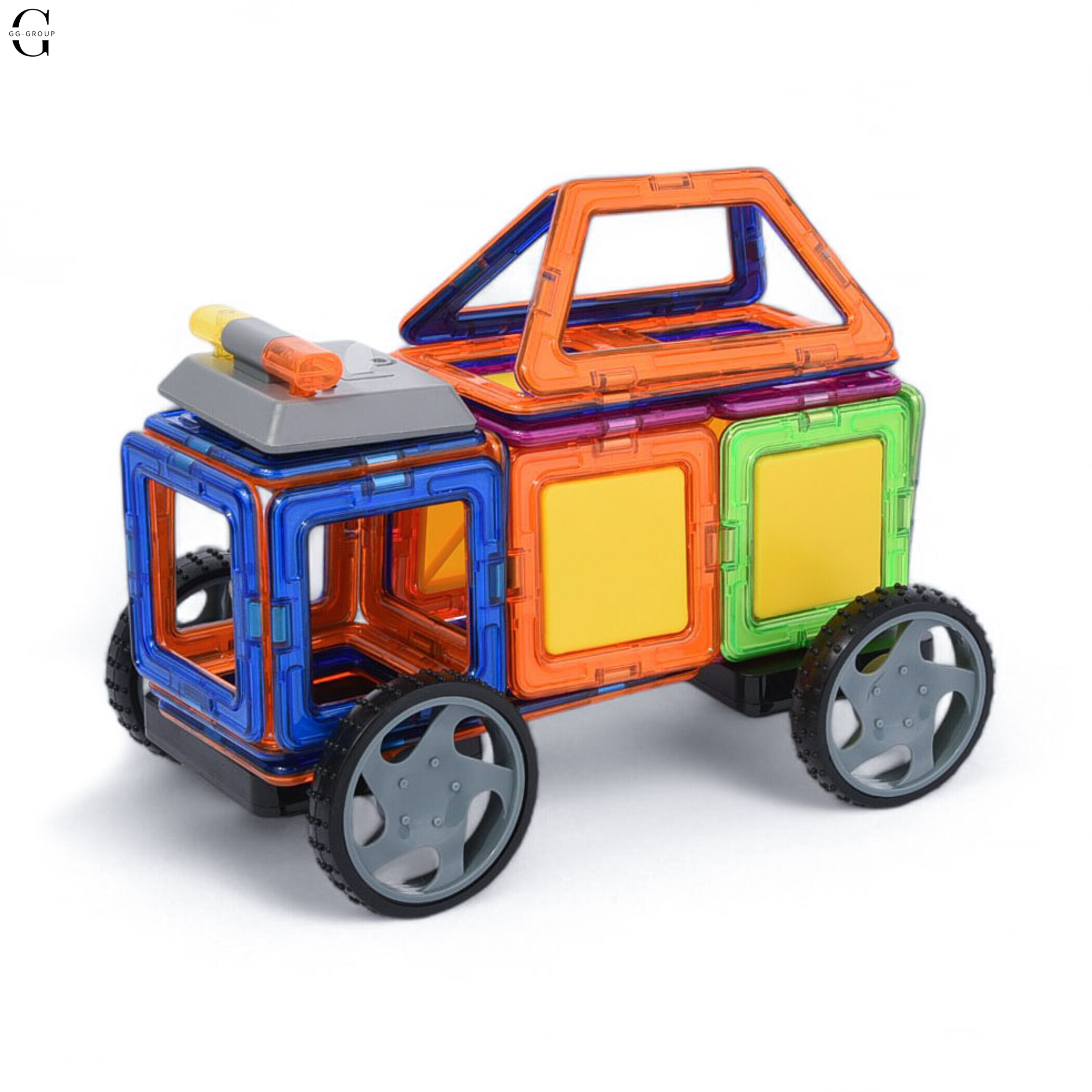Магнітний, конструктор транспорт, 100 деталей Magnit/Magical/LIMO TOY