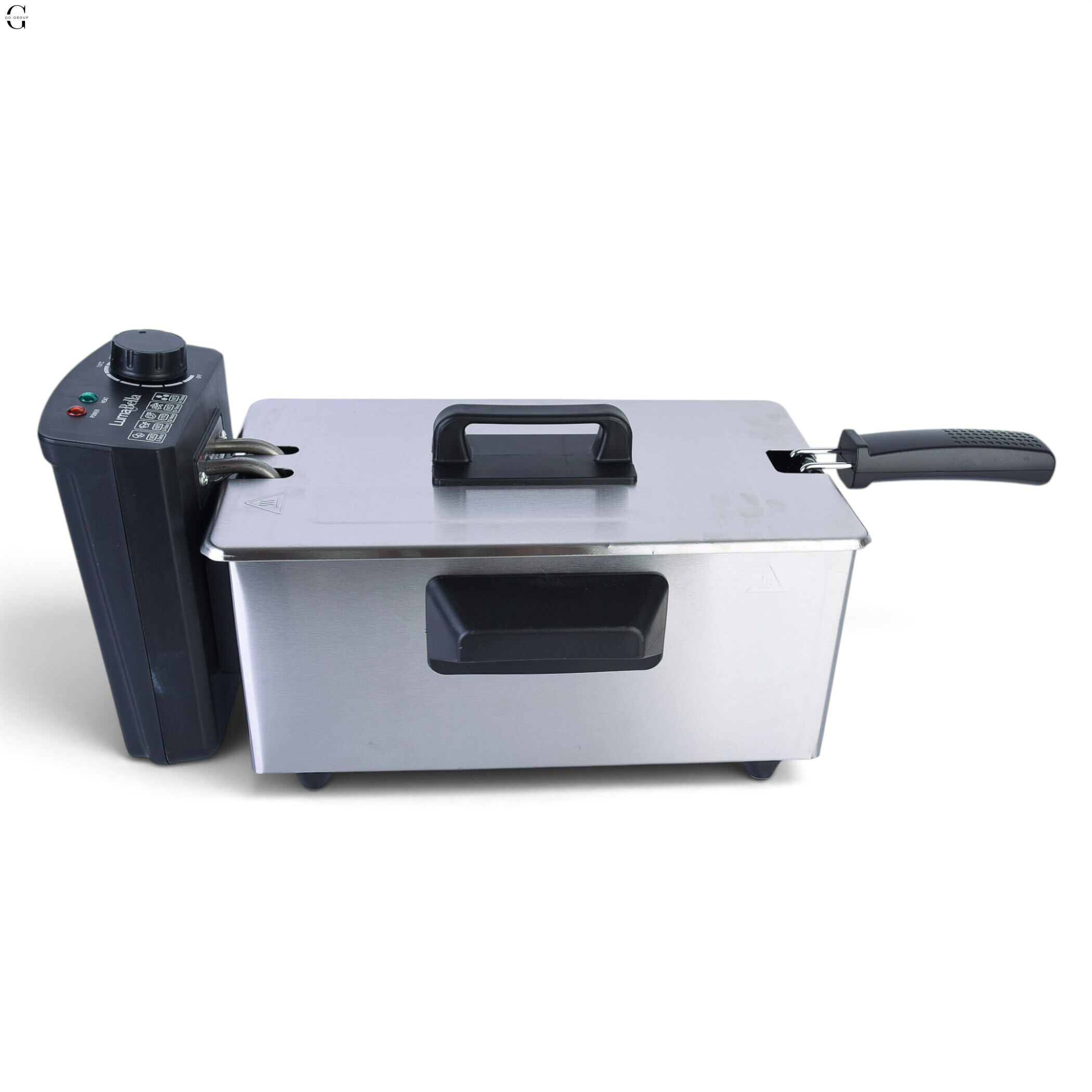 Электрическая фритюрница LumaBella LB-60002 3,5 л, 2000 Вт с регулировкой температуры, корзиной и крышкой