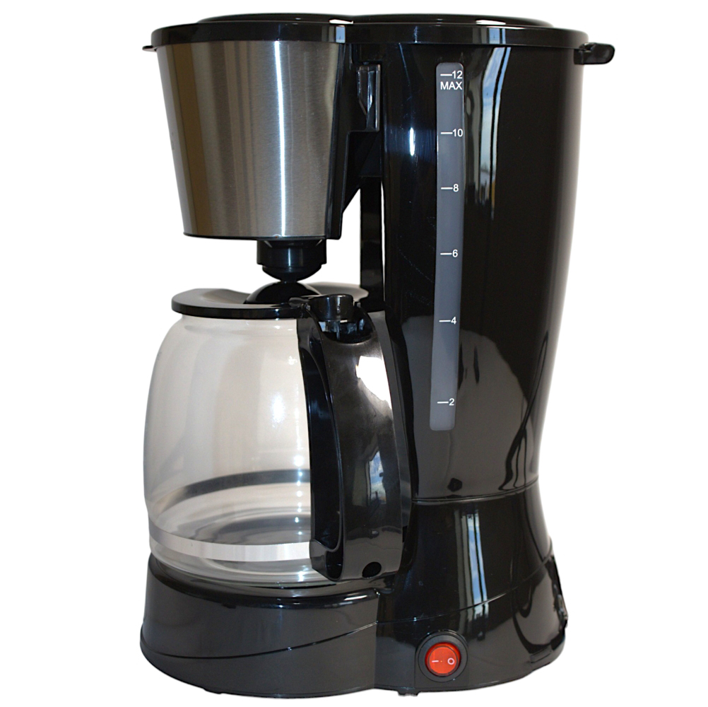 Капельная кофеварка LumaBella LB-54001, 800 Вт, 12 чашек, съемный фильтр, функция подогрева, защита от перегрева