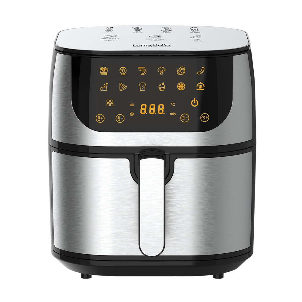 Аэрофритюрница LumaBella LB-60010, 10 л, 2000 Вт, антипригарное покрытие, таймер 60 мин, защита от перегрева
