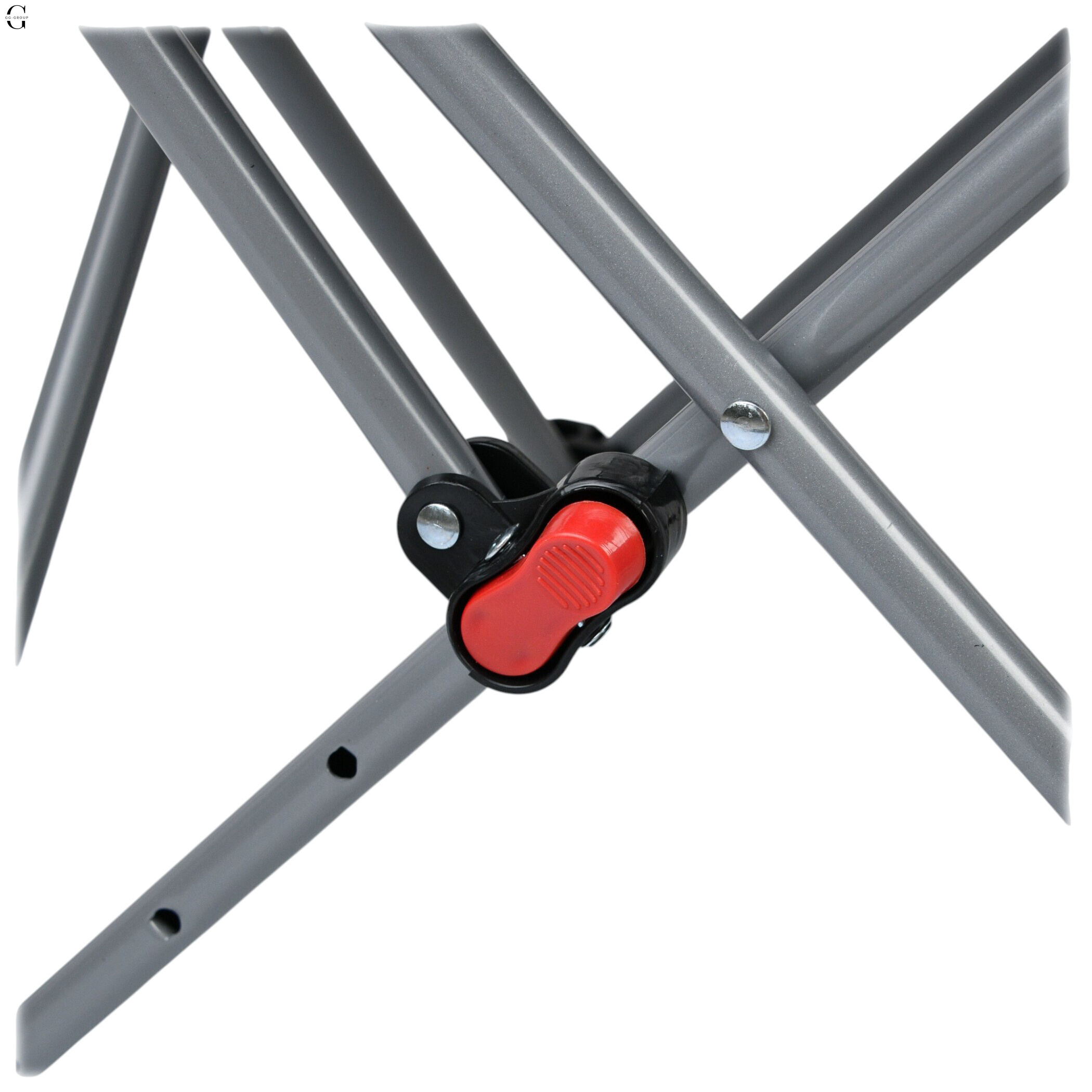 Сложное туристическое кресло-паук Compact Outdoor Chair 100 кг с черным чехлом.