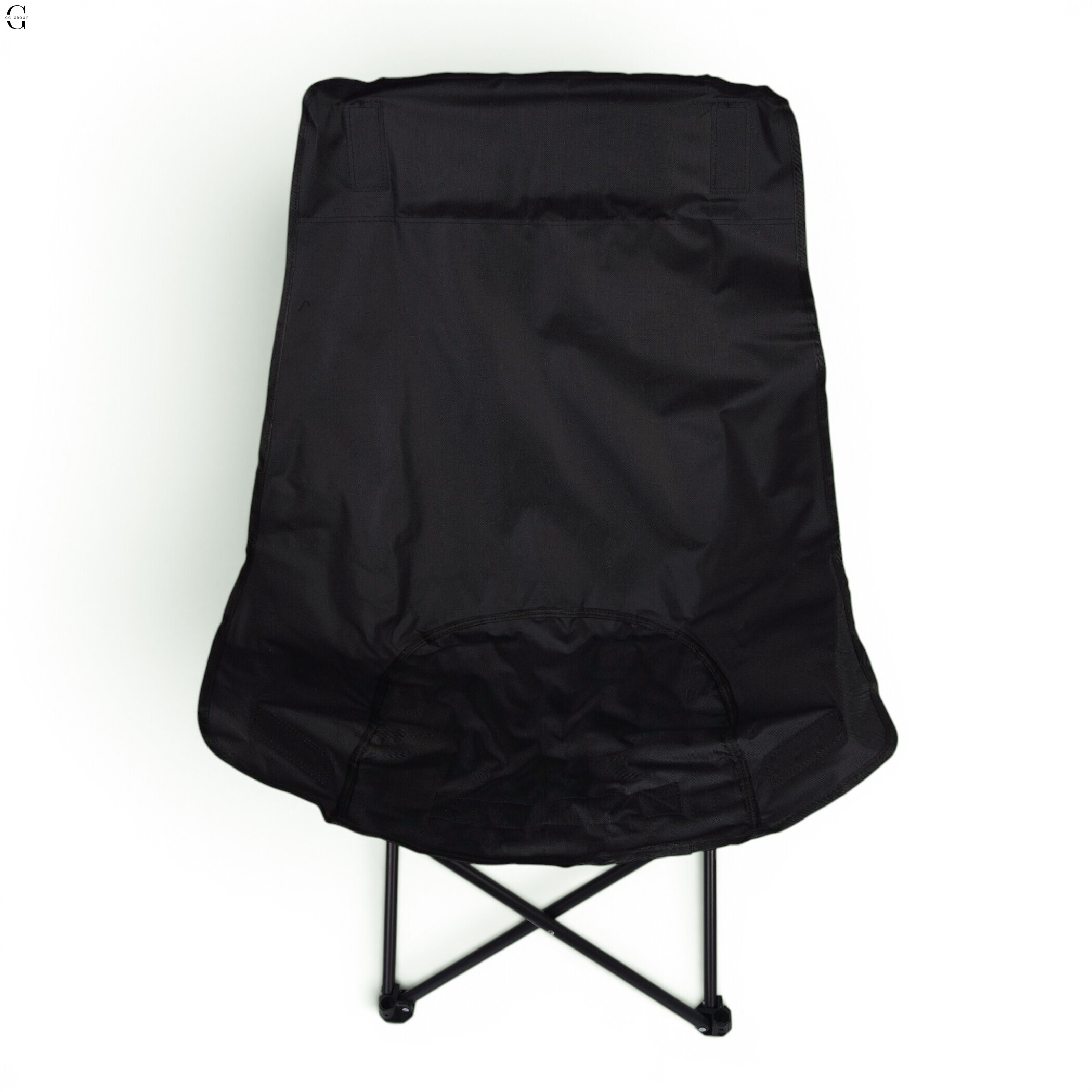 Сложное туристическое кресло-паук Compact Outdoor Chair 100 кг с черным чехлом.