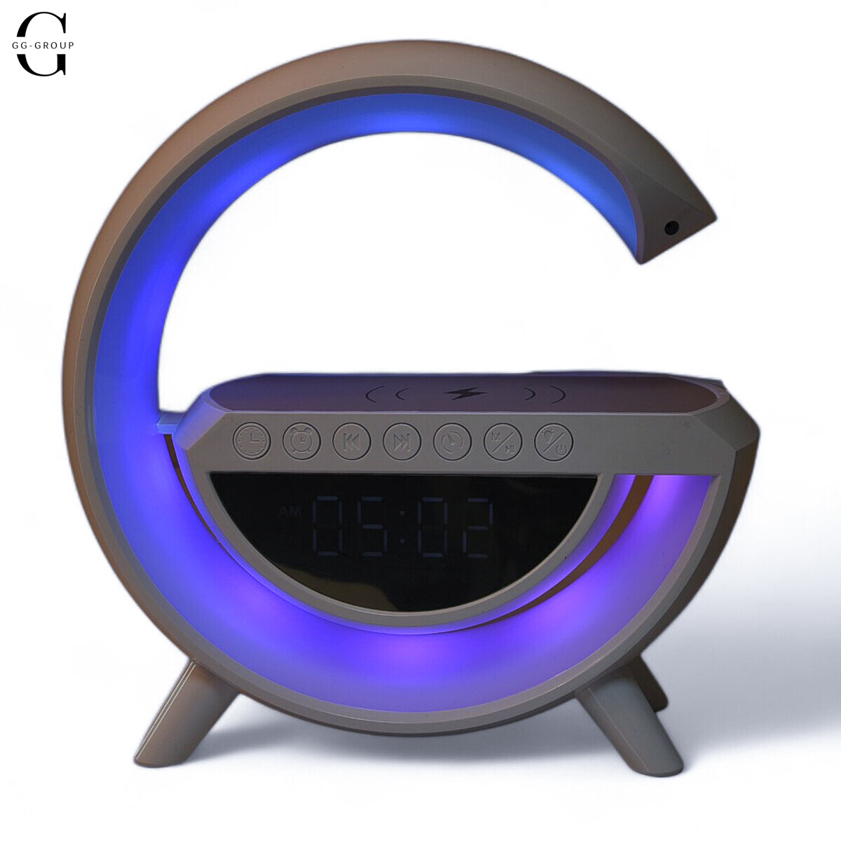 Нічник Smart Light Sound Machine з бездротовою зарядкою та Bluetooth колонкою