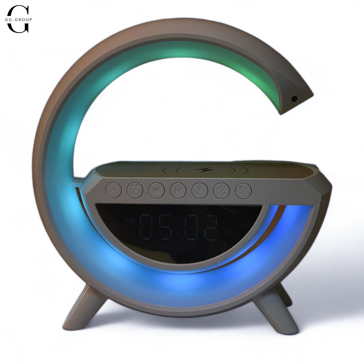 Нічник Smart Light Sound Machine з бездротовою зарядкою та Bluetooth колонкою