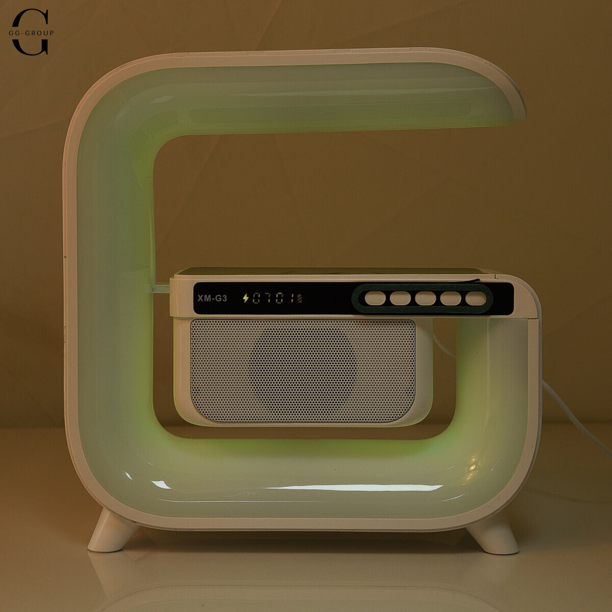 Нічник Smart Light Sound Machine з бездротовою зарядкою та Bluetooth колонкою