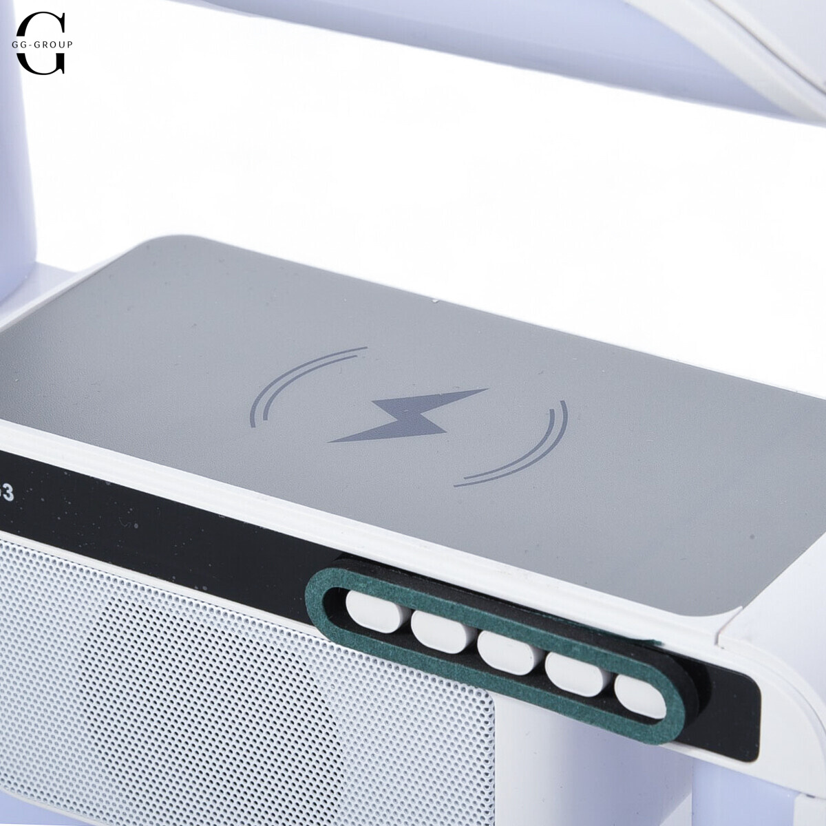 Нічник Smart Light Sound Machine з бездротовою зарядкою та Bluetooth колонкою