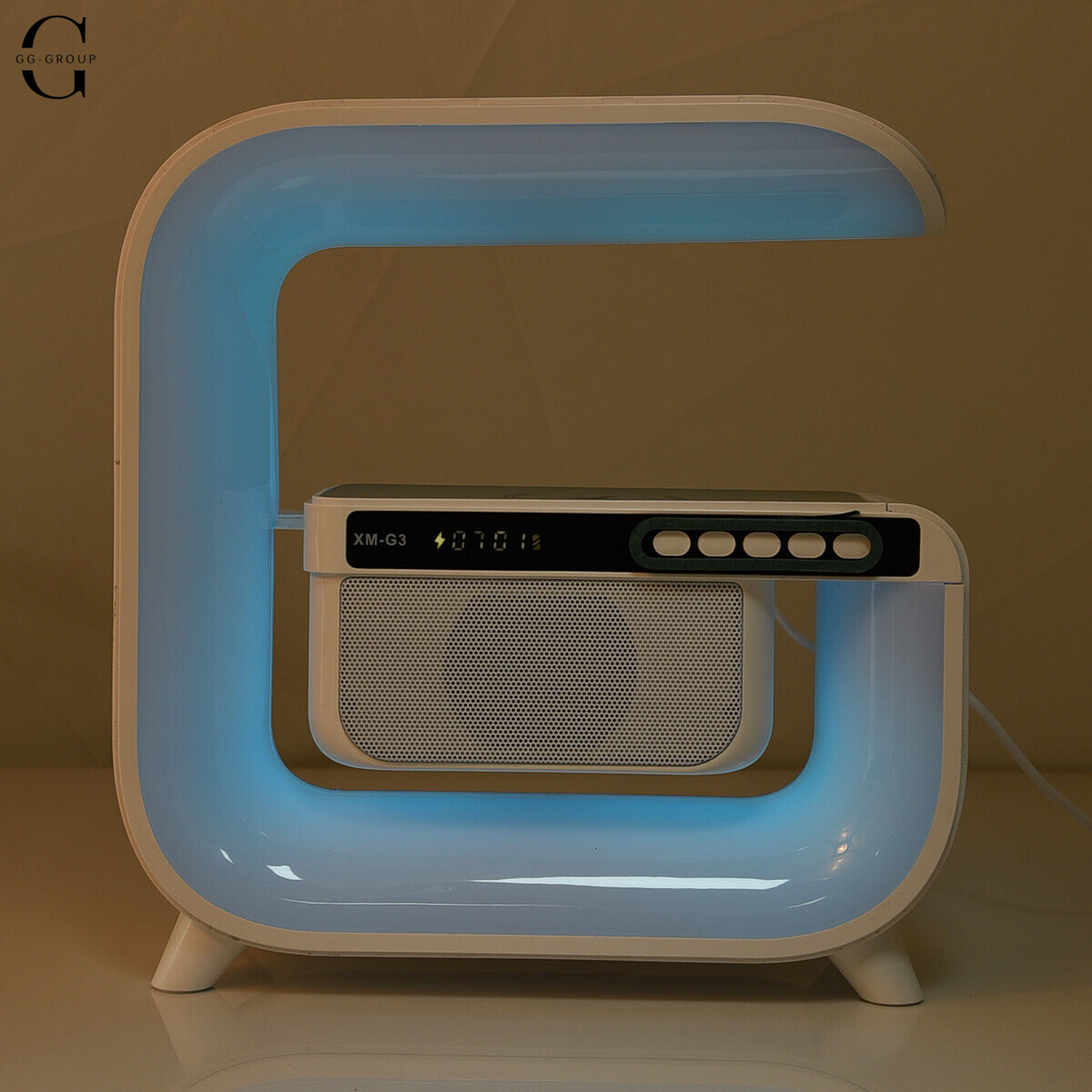 Нічник Smart Light Sound Machine з бездротовою зарядкою та Bluetooth колонкою