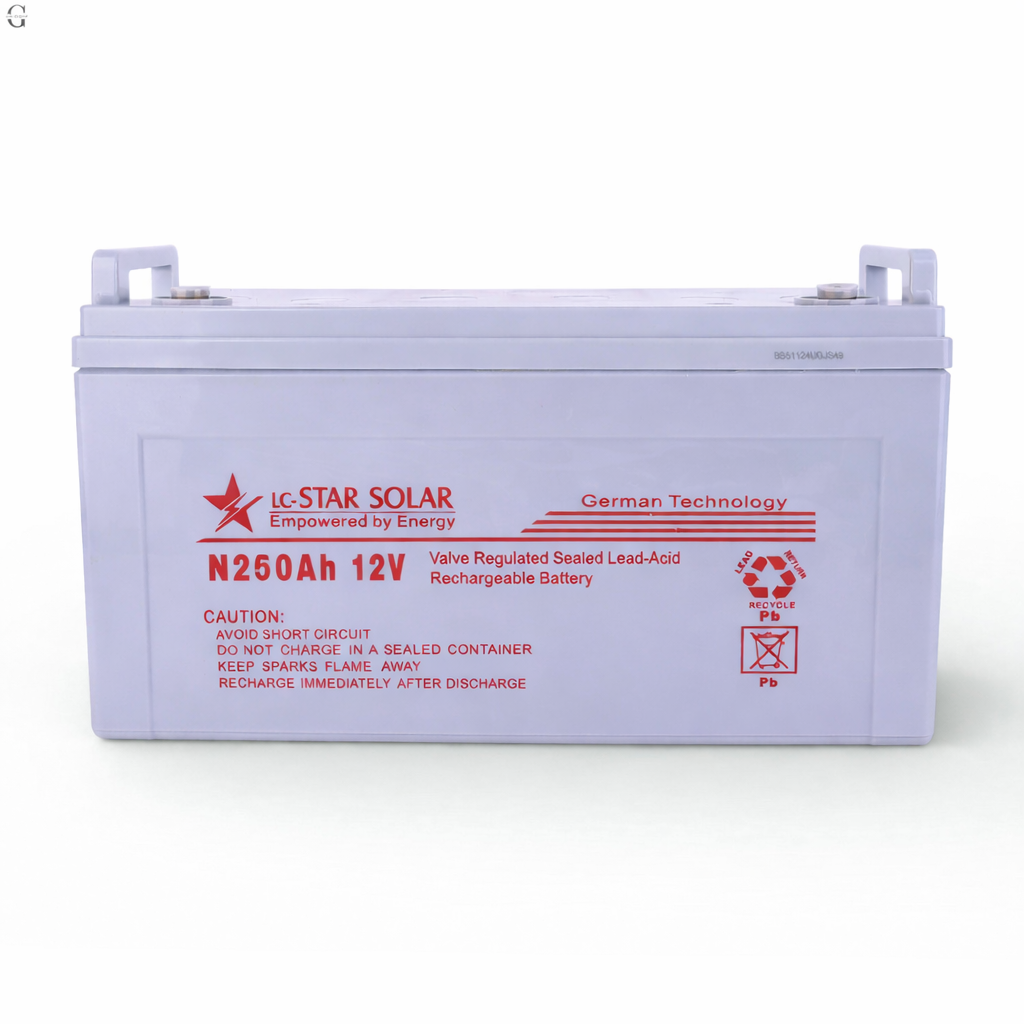 Гелевий акумулятор 12V 250Ah акумуляторна батарея 