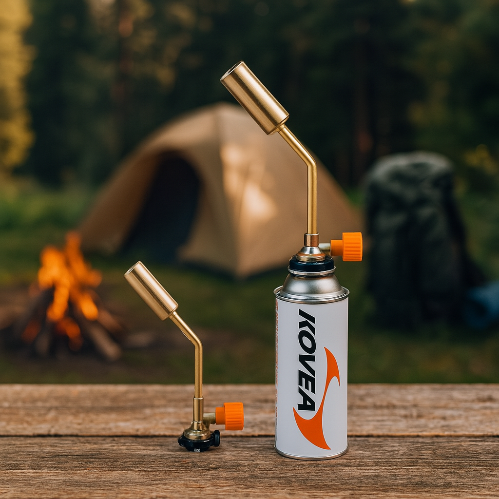 Газовая горелка BLOW LAMP TORCH NO.6003, длина 19 см, пламя до 1300°C, для цангового баллона