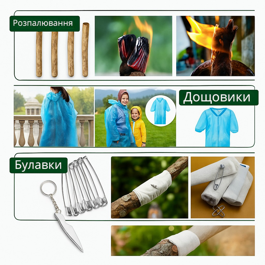 Набір для виживання 45в1 з аптечкою, мультитулом, ліхтариком, ножем та браслетом у компактному футлярі