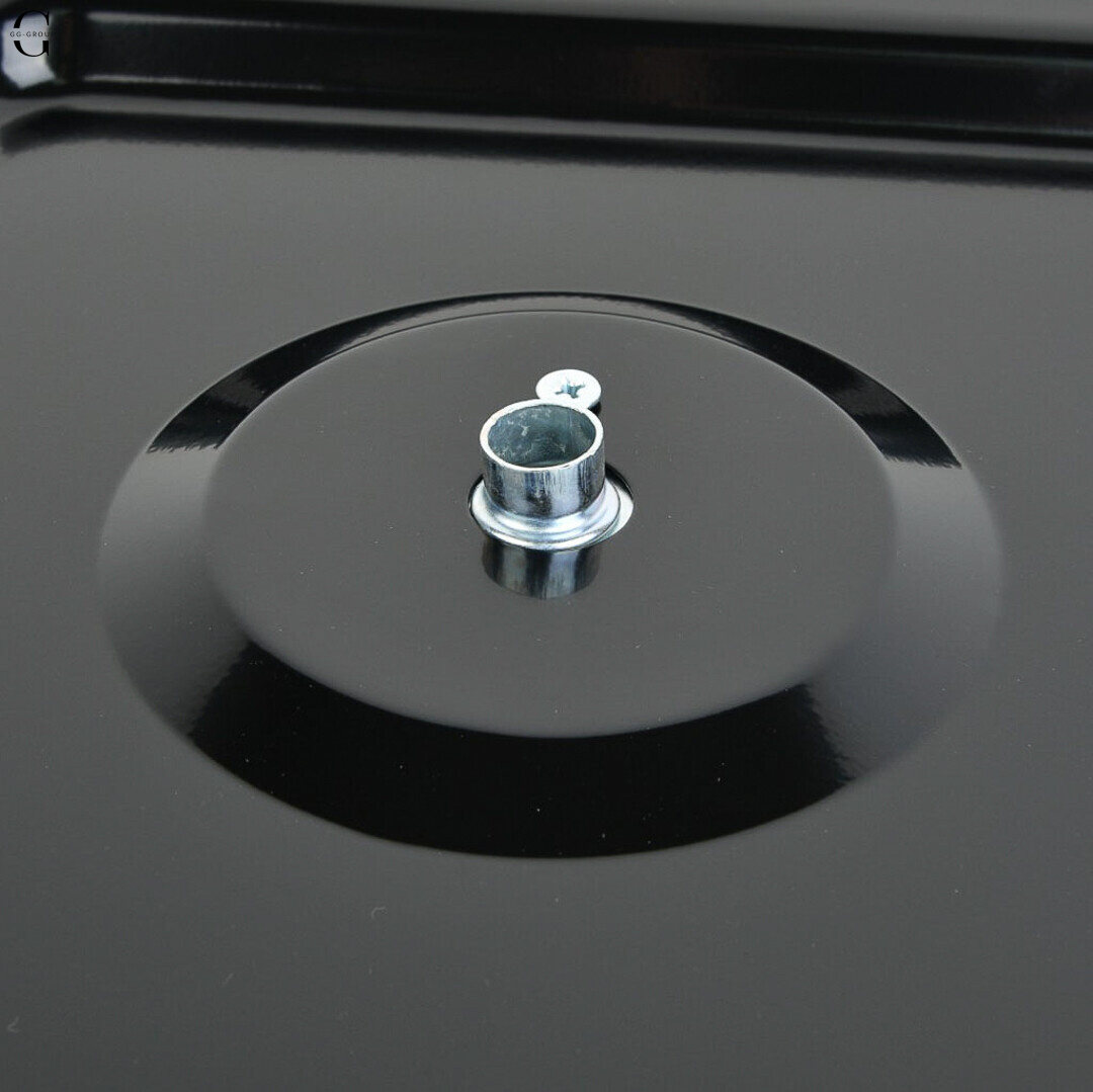 Плита газова настільна YUCEL O-200-LPG-black, 2 конфорки, емаль, з кришкою, ТУРЦІЯ