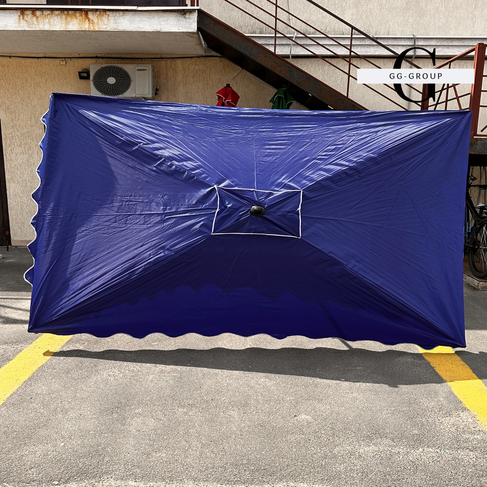  Monsen торгова парасолька 2×3 м легка 2.5 кг, регульована по висоті, для вулиці